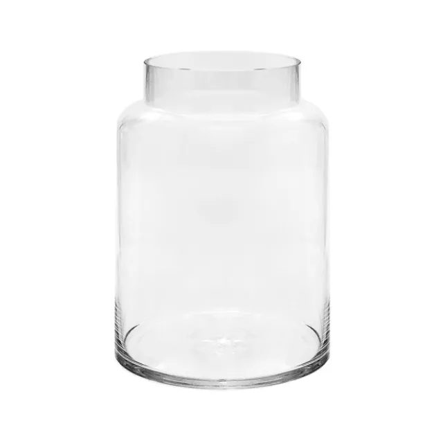 Glass Dimi Squat Dome Vase Clear (13TDx18BDx20cmH)
