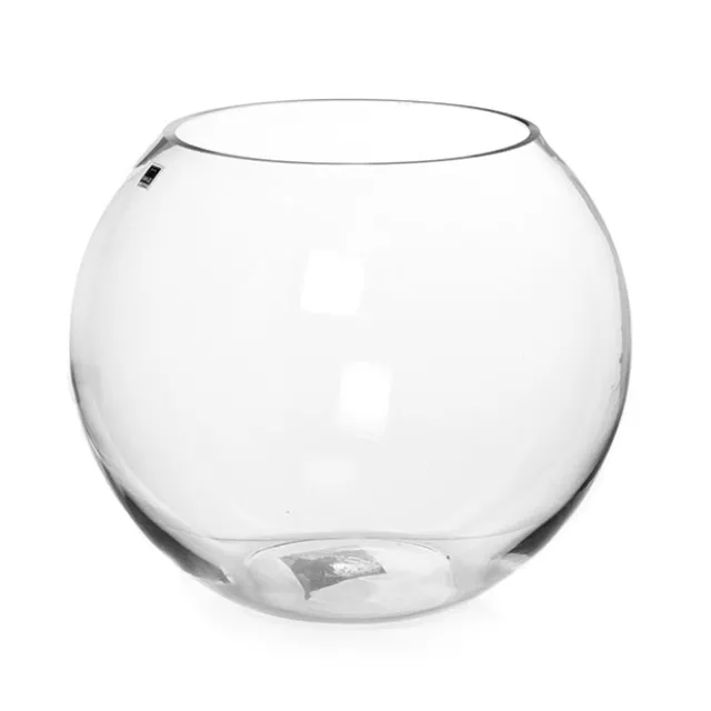 Glass Fish Bowl 28cm Clear (18TDx26Dx26cmH)
