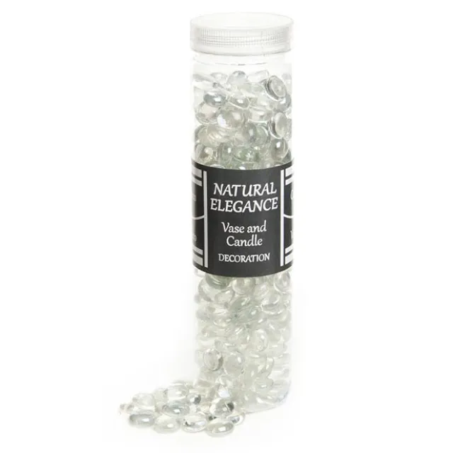 Glass Gems Mini 14mm Clear Lustre (700g Jar)