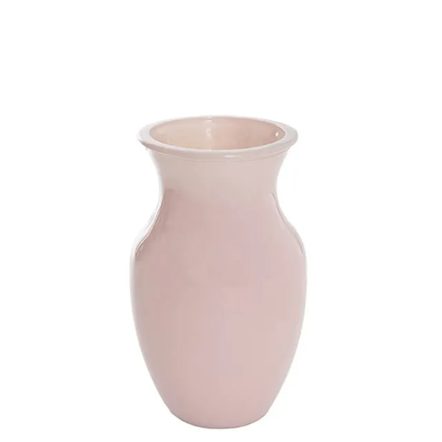 Glass Ginger Flared Vase Solid Nude (12Dx20cmH)