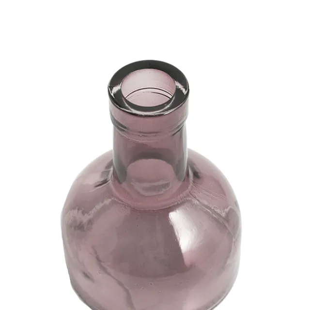 Glass Vintage Bottle Bud Vase Dark Brown (3.3TDx8.4BDx12cmH)