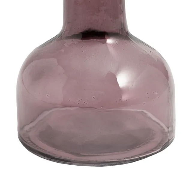 Glass Vintage Bottle Bud Vase Dark Brown (3.3TDx8.4BDx12cmH)