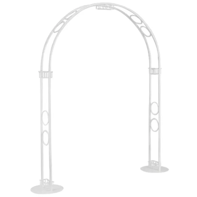 Wedding Flower Arch Simplicity White (173x23x223cmH)