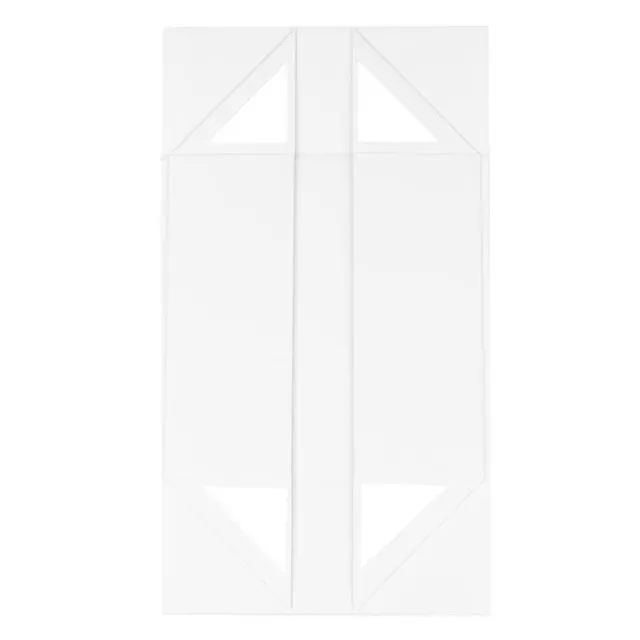 Hamper Gift Box Magnetic Flap Square White (25x25x10cmH)