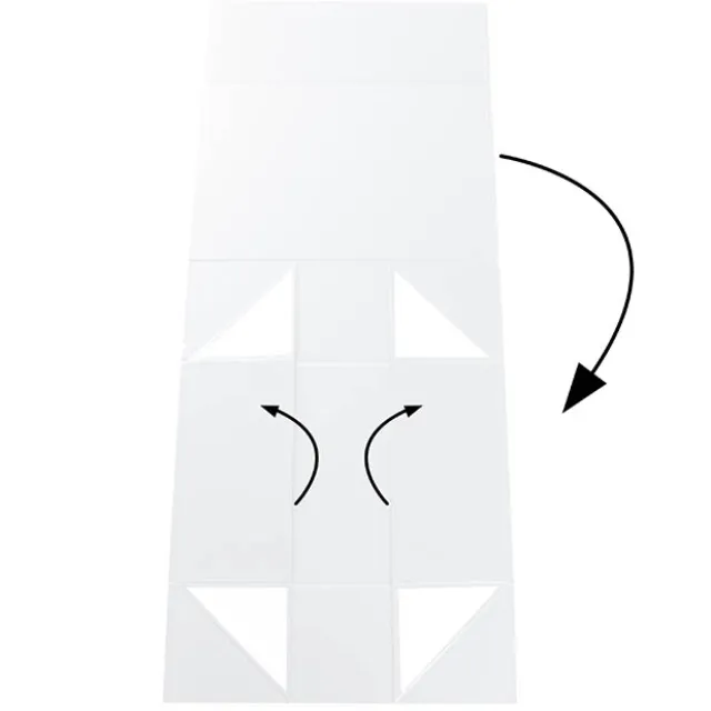 Hamper Gift Box Magnetic Flap Tall Large White (38x26x13cmH)