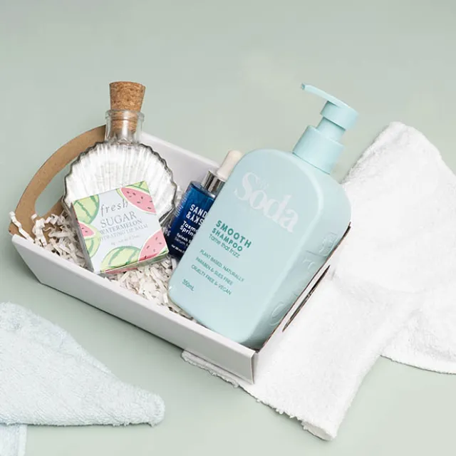 Hamper Tray Flat Pack Mini White Pack 2 (20x12.5x6cmH)