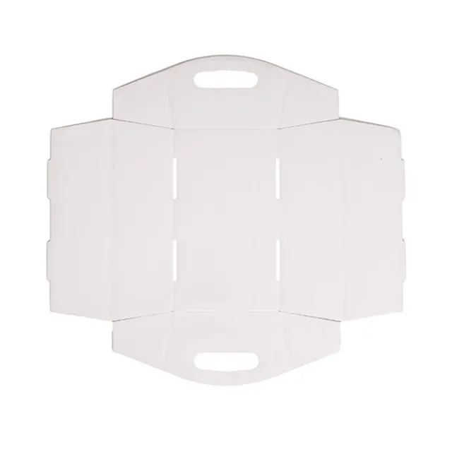 Hamper Tray Flat Pack Mini White Pack 2 (20x12.5x6cmH)