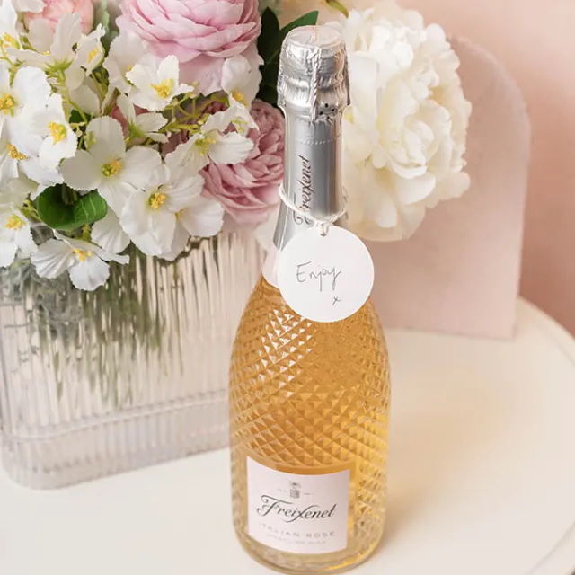 Hanging Gift Tags Blank Round White Pack 20 (5cm)