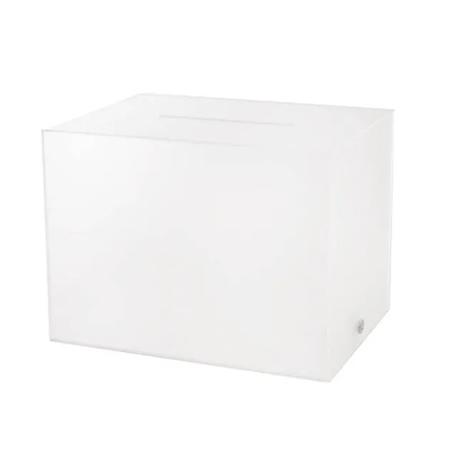 Wishing Well Rectangle Box Frosted Clear (40x30x30cmH)