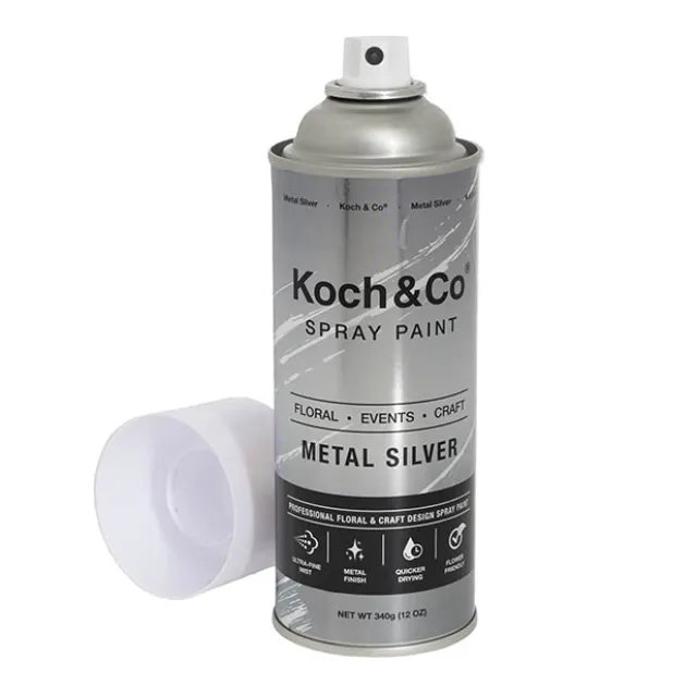 Floral Event Craft Spray Paint Metal Silver (340g)