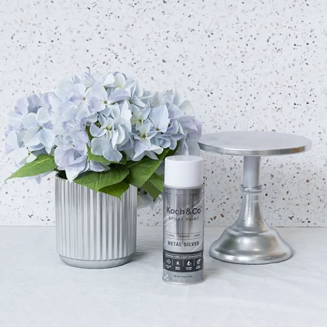 Floral Event Craft Spray Paint Metal Silver (340g)