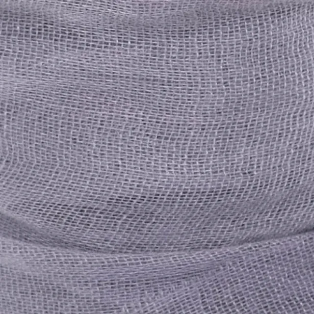 Ribbon with Wooden Spool Faux Silk Frayed Blue (80mmx5m)