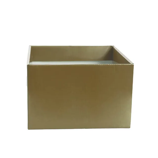 Large Posy Box Autolock Base Pack 10 Gold (22x14cmH)