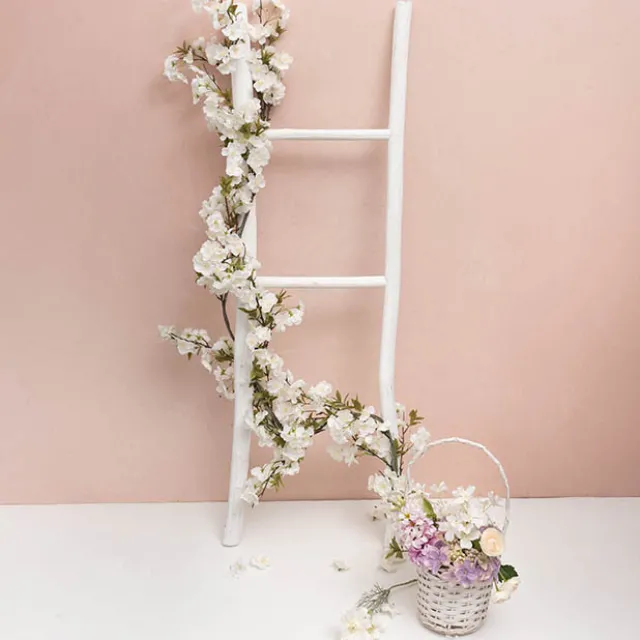 Lush Cherry Blossom Garland White (183cmL)