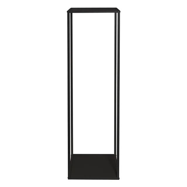 Metal Centrepiece Flower Table Stand KD Black (30x30x110cmH)