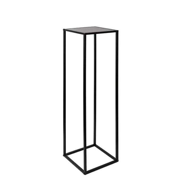 Metal Centrepiece Flower Table Stand KD Black (25x25x95cmH)