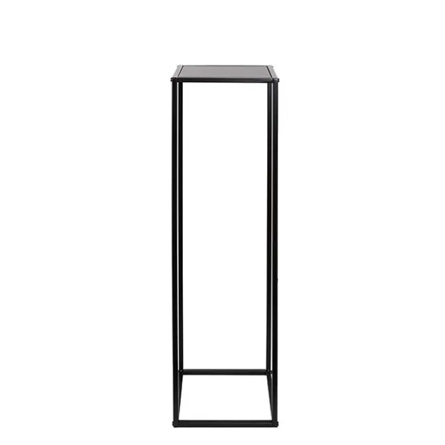 Metal Centrepiece Flower Table Stand KD Black (25x25x95cmH)