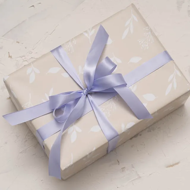 Jumbo Bulk Ribbon Single Face Satin Light Purple (25mmx100m)