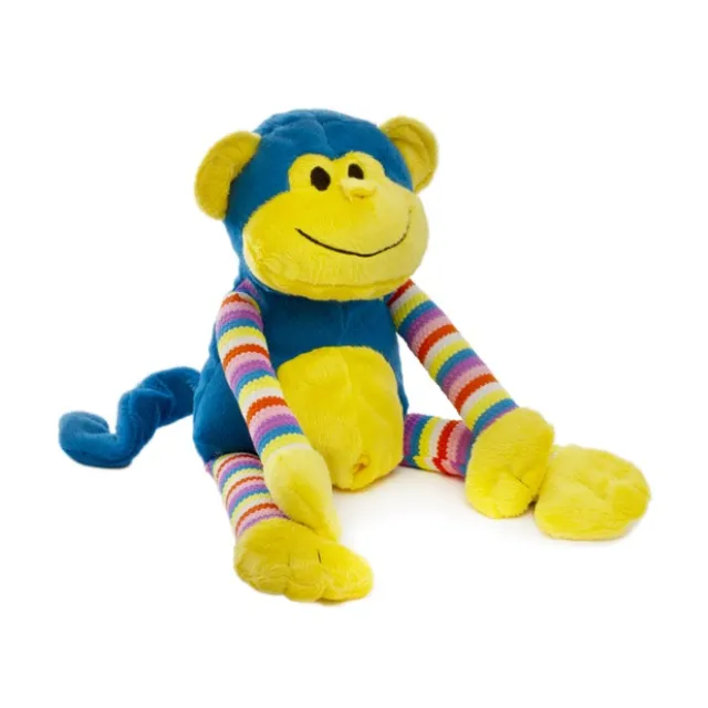 Milo Monkey Bright Striped Blue (38cmHT)