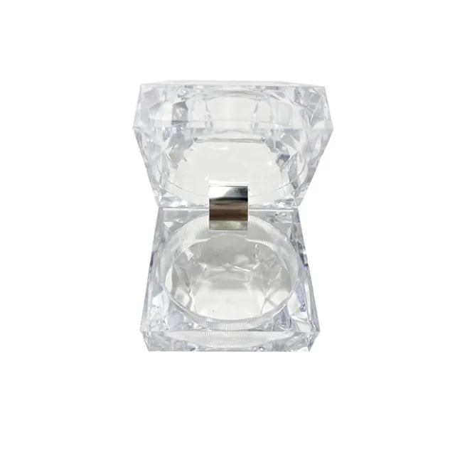 Mini Diamond Shape Acrylic Box Clear (4.5cmH)