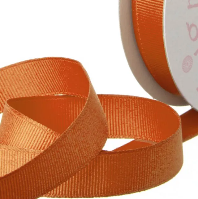 Ribbon Plain Grosgrain Orange (25mmx20m)
