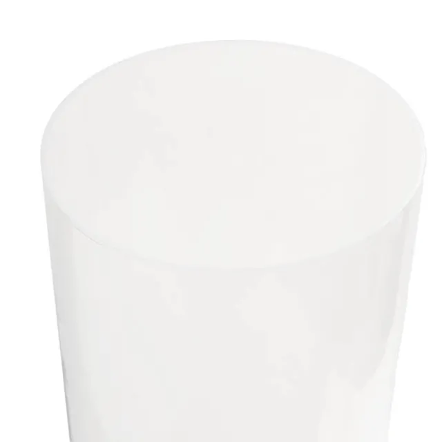 Round Deluxe Acrylic Plinth Set 2 Clear (30x70cmH)