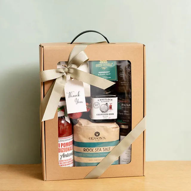 Wine Window Carry Box 3 Bottles Kraft Pack 2 (25x9x34cmH)