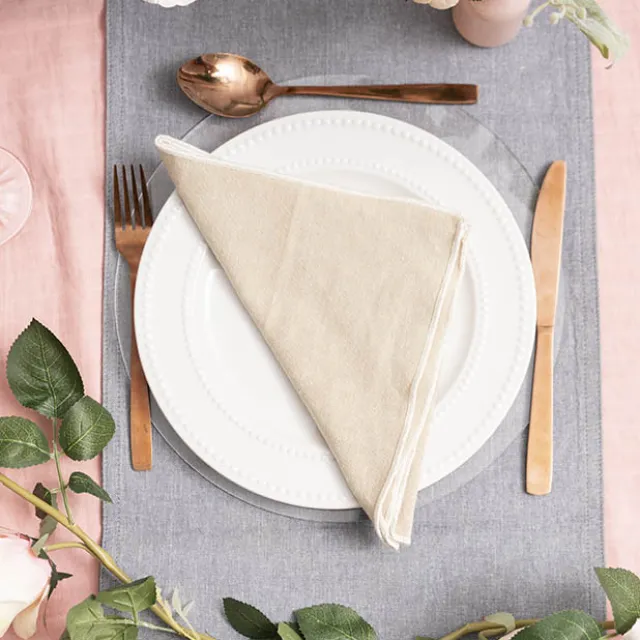 Clear Acrylic Plates Pack 2 (30cmDx0.03cmH)