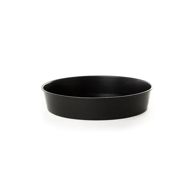 Designer Bowl Plastic Round (28Dx6cmH) Black