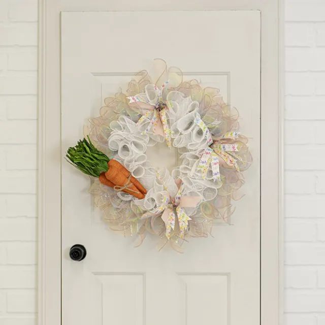 Plastic Mesh Narrow Roll Pastel Stripes (25cmx10m)