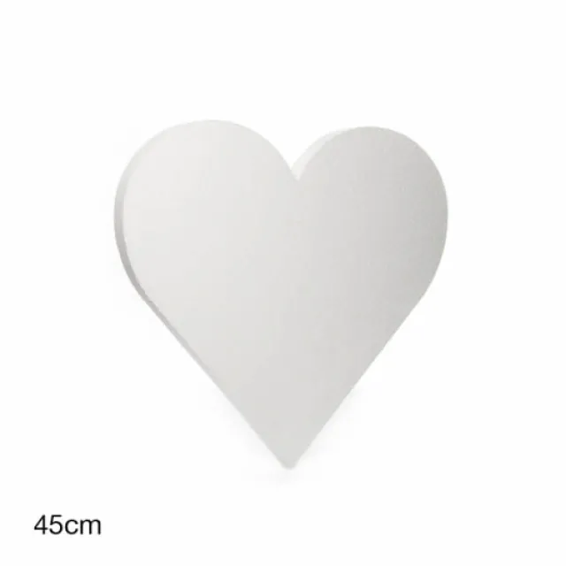 Polystyrene Heart Solid (W45cmx45cmx5cm) 18" Styro