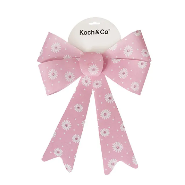 Pre-Made Bow Fabric Top Daisy Delight Pink (28*37cm)