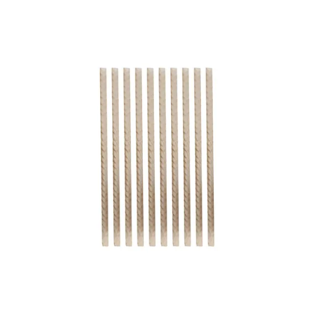 Premium Natural Candle Sand Wax Wicks 100 Packs (6cm Each)