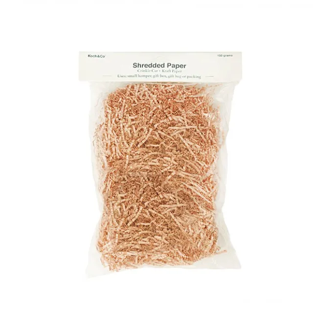 Premium Shredded Paper Filler Crinkle Cut Brown 150gram Bag