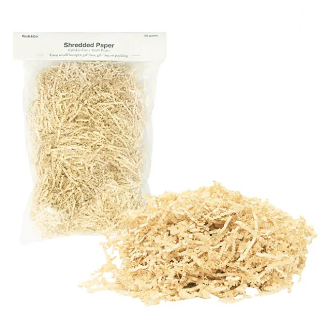 Premium Shredded Paper Filler Crinkle Cut Vanilla 150gm Bag