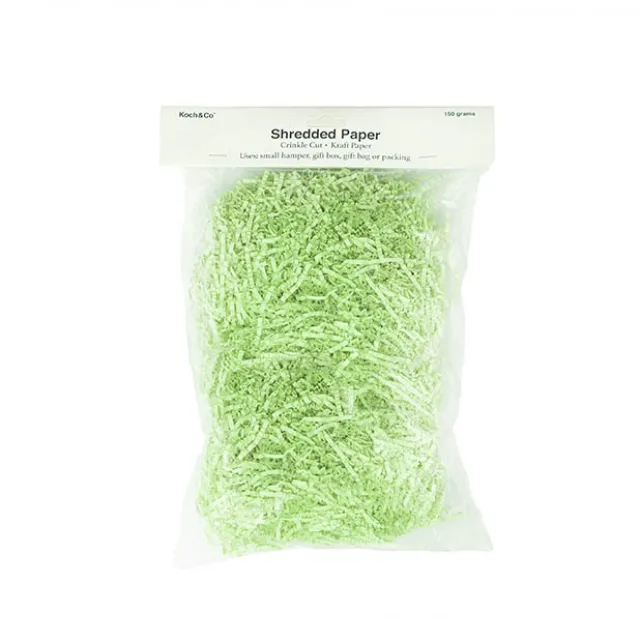 Premium Shredded Paper Filler Crinkle Cut Mint 150gram Bag