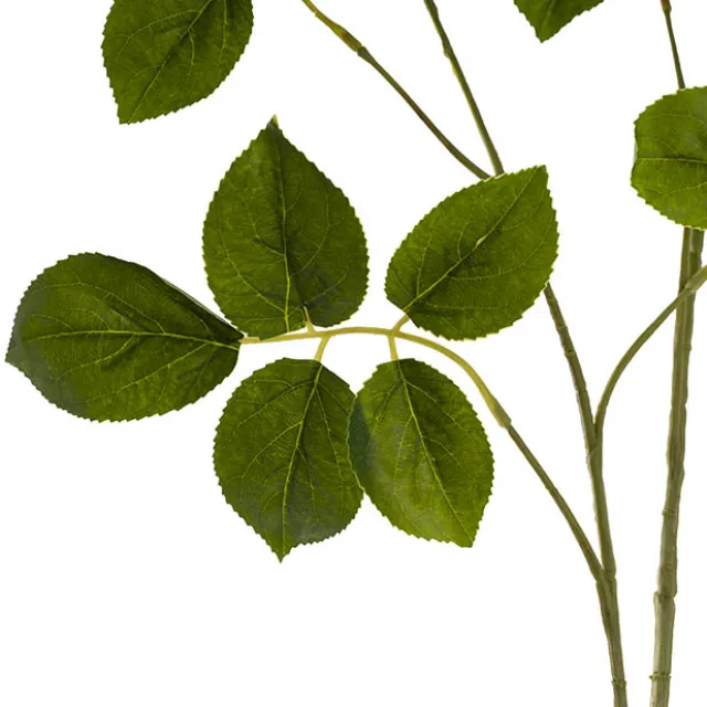 Real Touch Rose Leaf Spray Green (95cmH)