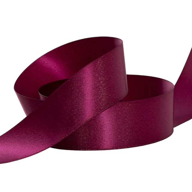Ribbon Double Face Satin Shimmer Plum (38mmx20m)
