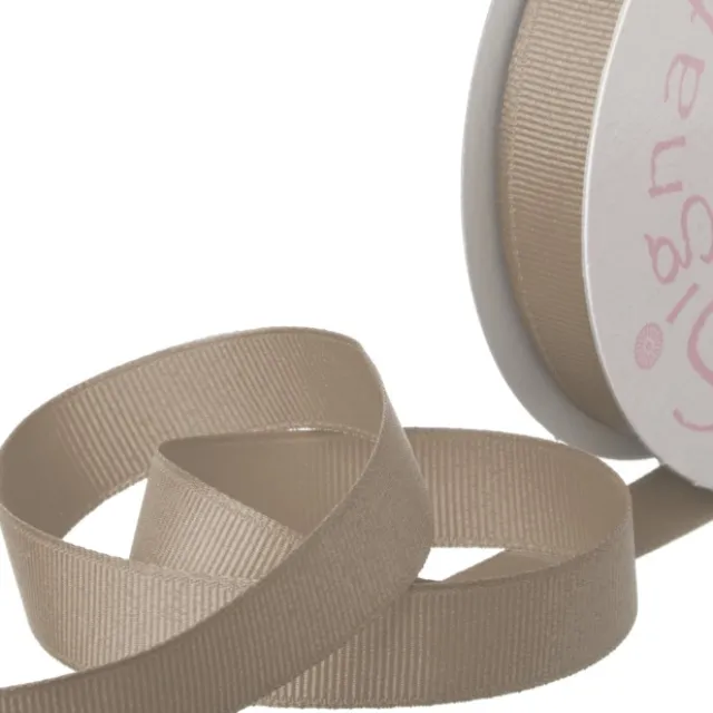 Ribbon Plain Grosgrain Latte (15mmx20m)