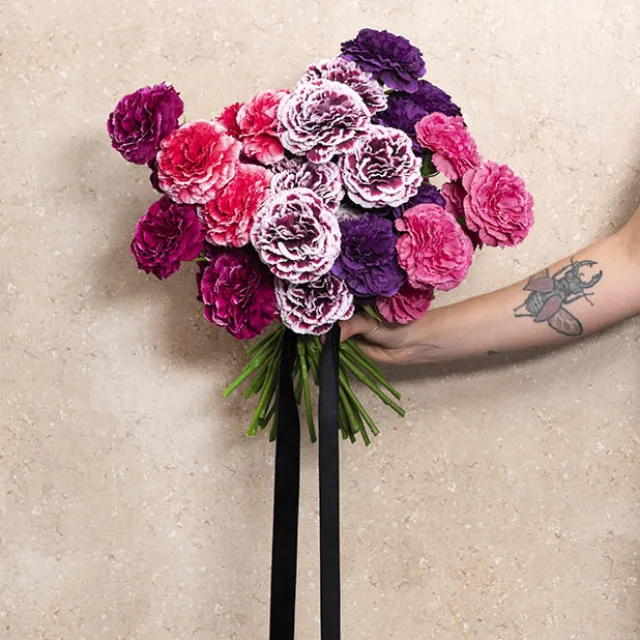 Ribbon Premium Plush Velvet Woven Edge Black (25mmx20m)