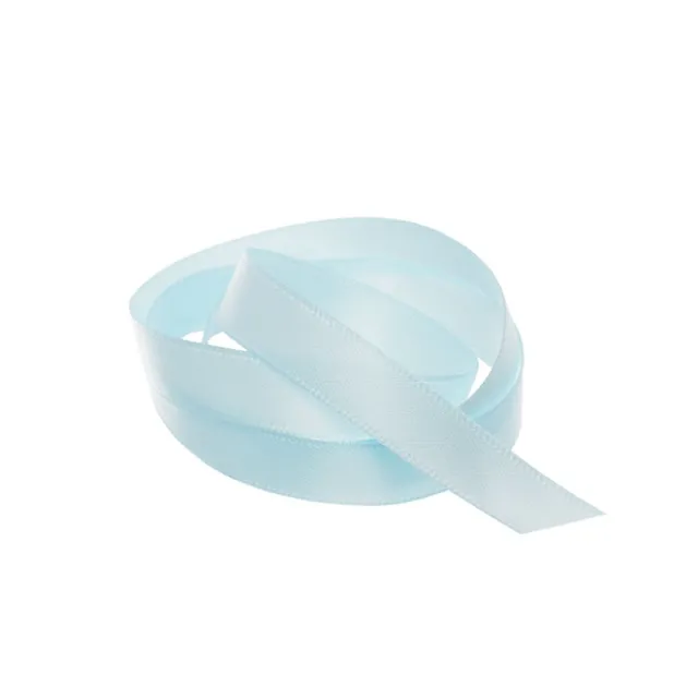 Ribbon Satin Deluxe Double Faced Baby Blue (10mmx25m)