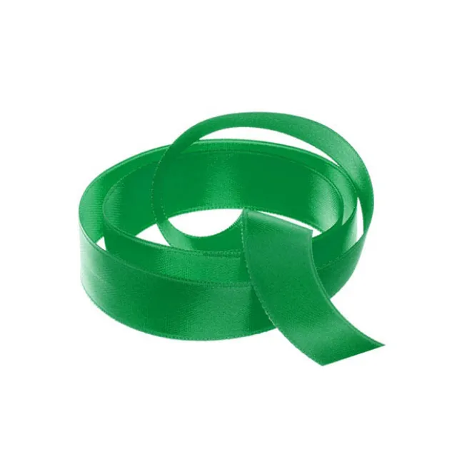 Ribbon Satin Deluxe Double Faced Emerald Green (15mmx25m)