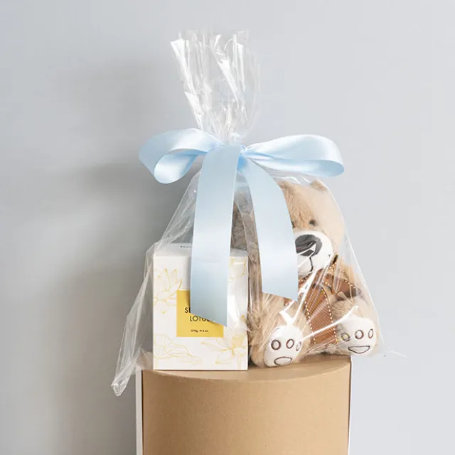 Ribbon Satin Deluxe Double Faced Baby Blue (38mmx25m)