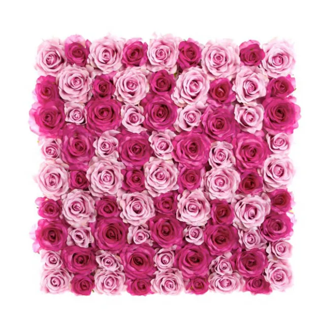 Rose Flower Wall Mixed Pink (50cmx50cm)