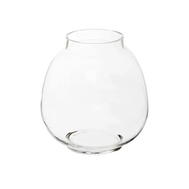 Round Glass Terrarium Bowl Clear (19Dx22.3cmH)