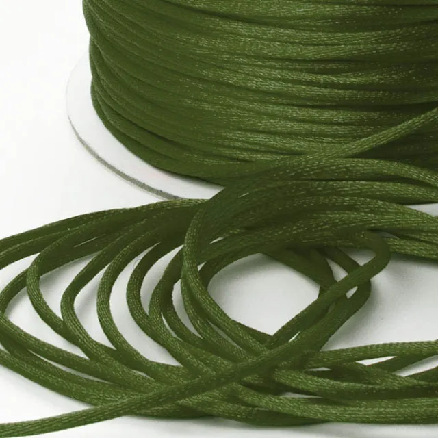 Satin Cord Olive (2mmx100m)