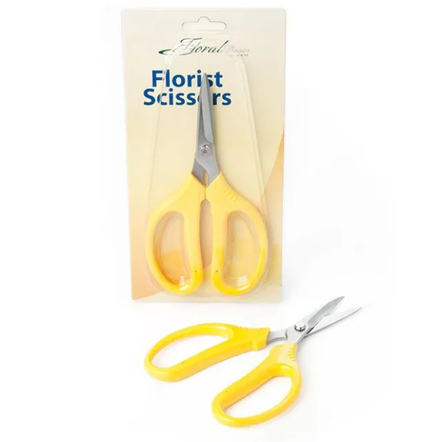 Scissors Florist and Craft NFS Yellow (16cm - 6.5")