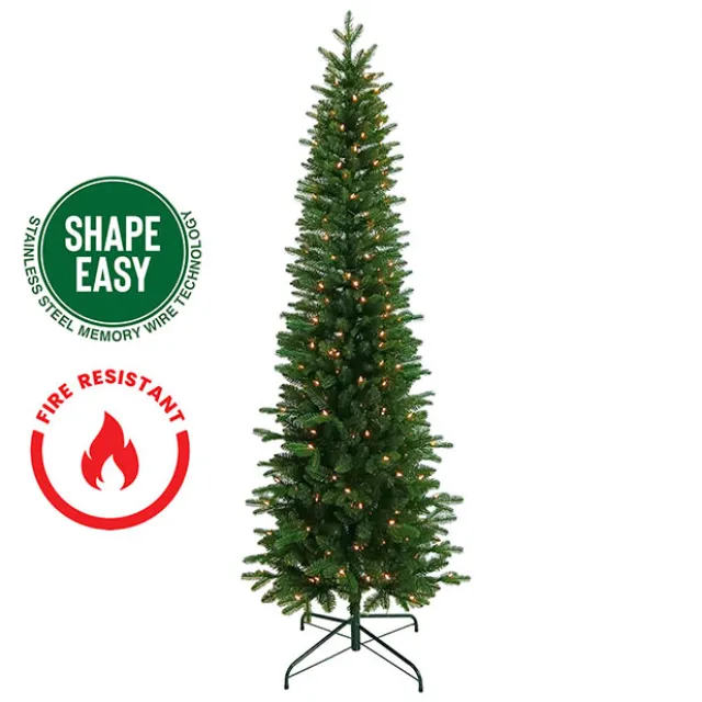 Shape Easy Forest Pine Narrow LED Tree Green (71x215cmH)
