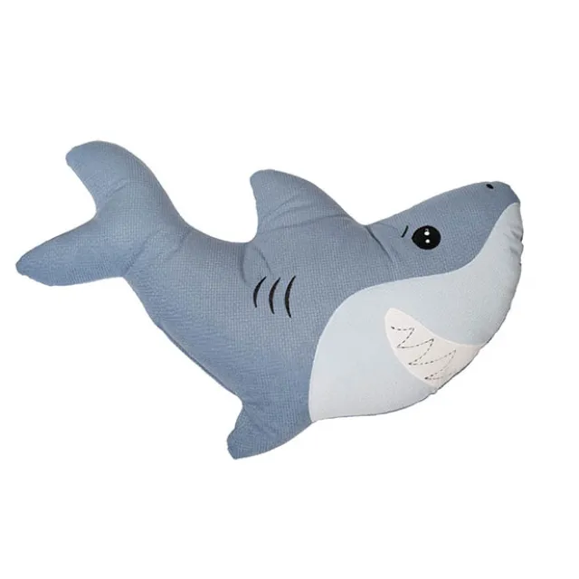 Shark Smiley George Plush Toy Blue (47x10x33cmH)