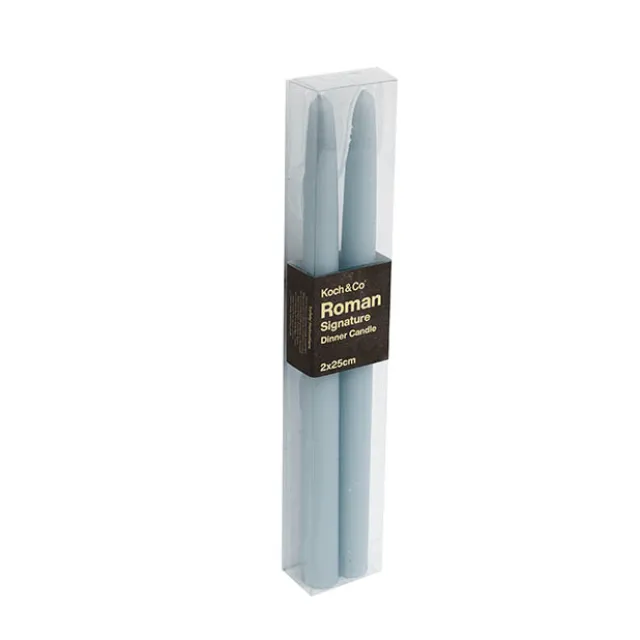 Signature Taper Dinner Candle Pack 2 French Blue (2x25cmH)